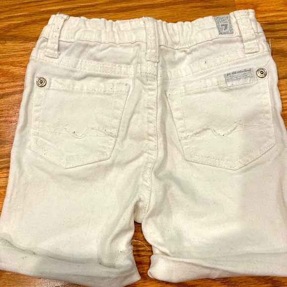 Seven7 Other - Seven7 girls white denim shorts size 4t